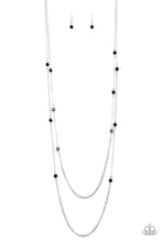 Load image into Gallery viewer, Sparkle Of The Day - Black Silve Necklace Paparazzi

