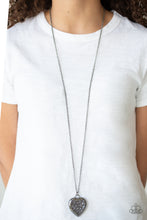 Load image into Gallery viewer, Victorian Valentine - Black Necklace
