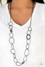 Load image into Gallery viewer, Metro Nouveau - Black Necklace Paparazzi

