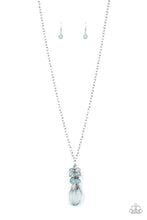 Load image into Gallery viewer, Crystal Cascade - Blue Necklace Paparazzi
