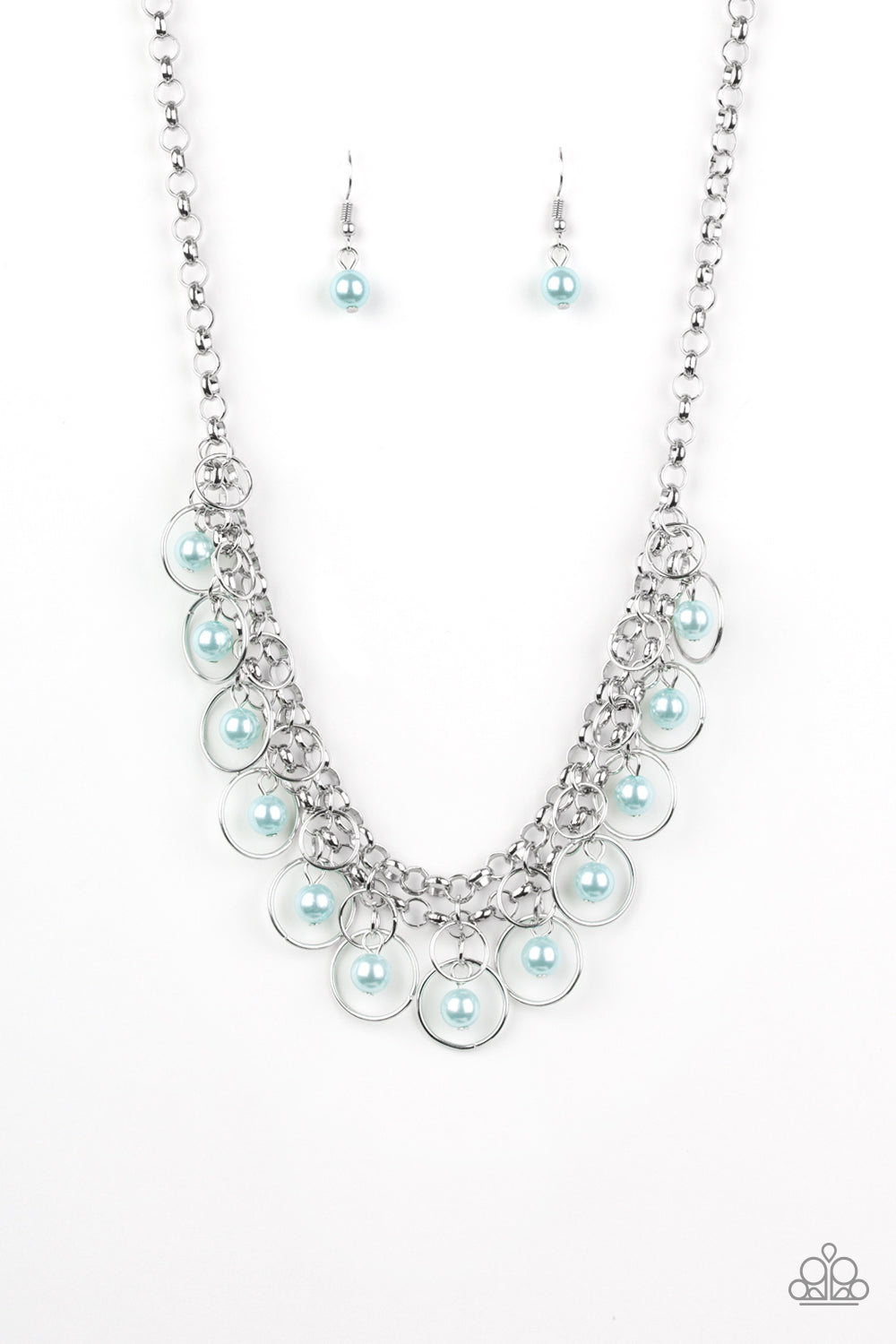 Party Time - Blue Pearl Necklace Paparazzi