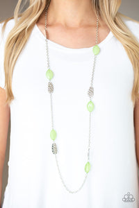 Beachfront Beauty - Green Necklace Paparazzi