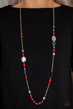 Load image into Gallery viewer, Serenely Springtime - Red Necklace Paparazzi
