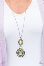 Load image into Gallery viewer, Paparazzi Hook, VINE, and Sinker Yellow Necklace

