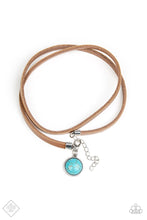 Load image into Gallery viewer, Tranquil Trekker-Turquoise Leather Bracelet Paparazzi
