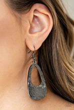 Load image into Gallery viewer, Mean Sheen - Black Earring Paparazzi
