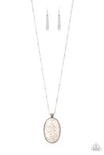 Load image into Gallery viewer, Stone Stampede - White Stone Necklace Paparazzi
