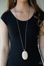 Load image into Gallery viewer, Stone Stampede - White Stone Necklace Paparazzi
