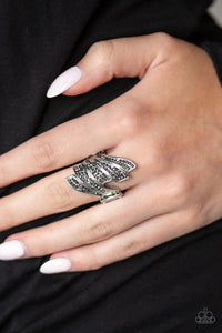Majestically Monte Carlo - Silver Ring Paparazzi
