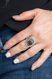 Poppy Pep - Brown Ring Paparazzi