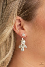 Load image into Gallery viewer, Extra Elite - White Pearl Earring Paparazzi
