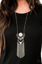 Load image into Gallery viewer, Spirit Trek - White Stone Necklace Paparazzi
