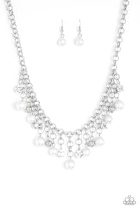 HEIR-headed - White Pearl Necklace Paparazzi