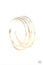 Load image into Gallery viewer, Last HOOP-rah - Gold Hoop Earring Paparazzi
