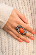 Load image into Gallery viewer, Drama Dream Orange Ring Paparazzi
