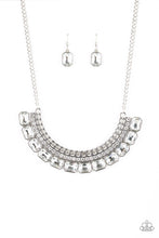 Load image into Gallery viewer, Paparazzi Killer Knockout - White Rhinestone Necklace
