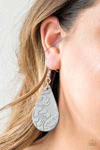 Feelin Groovy - Silver Earrings Paparazzi