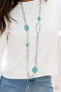 Artisan Artifact- Turquoise Necklace Paparazzi