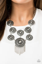 Load image into Gallery viewer, Modern Medalist Siver Necklace Paparazzi
