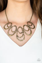 Load image into Gallery viewer, Paparazzi Terra Storm - Brass Necklace
