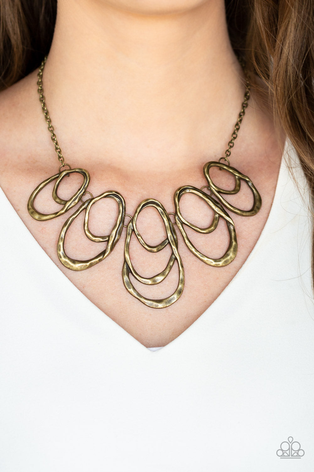 Paparazzi Terra Storm - Brass Necklace