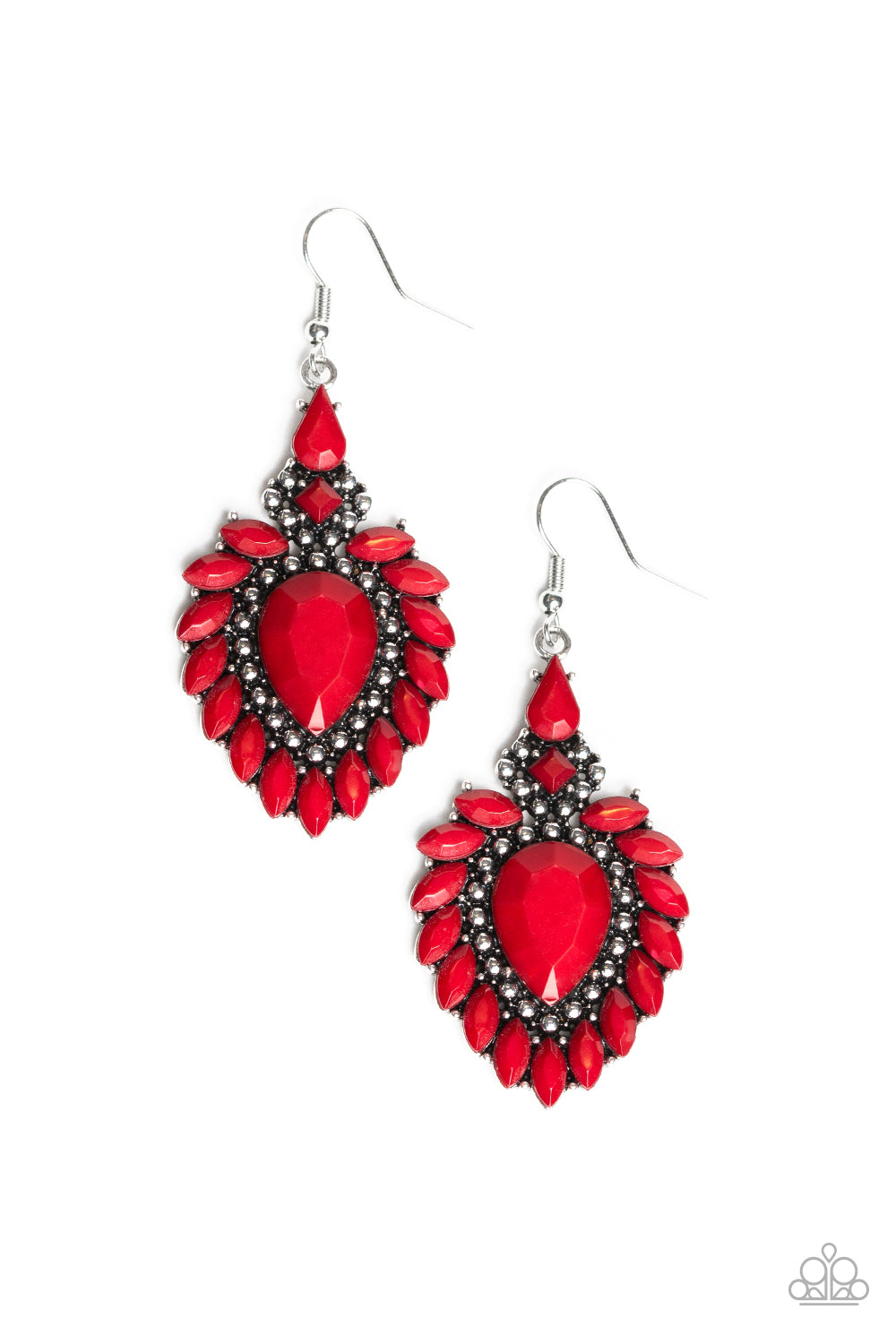 The LIONESS Den - Red Earring Paparazzi