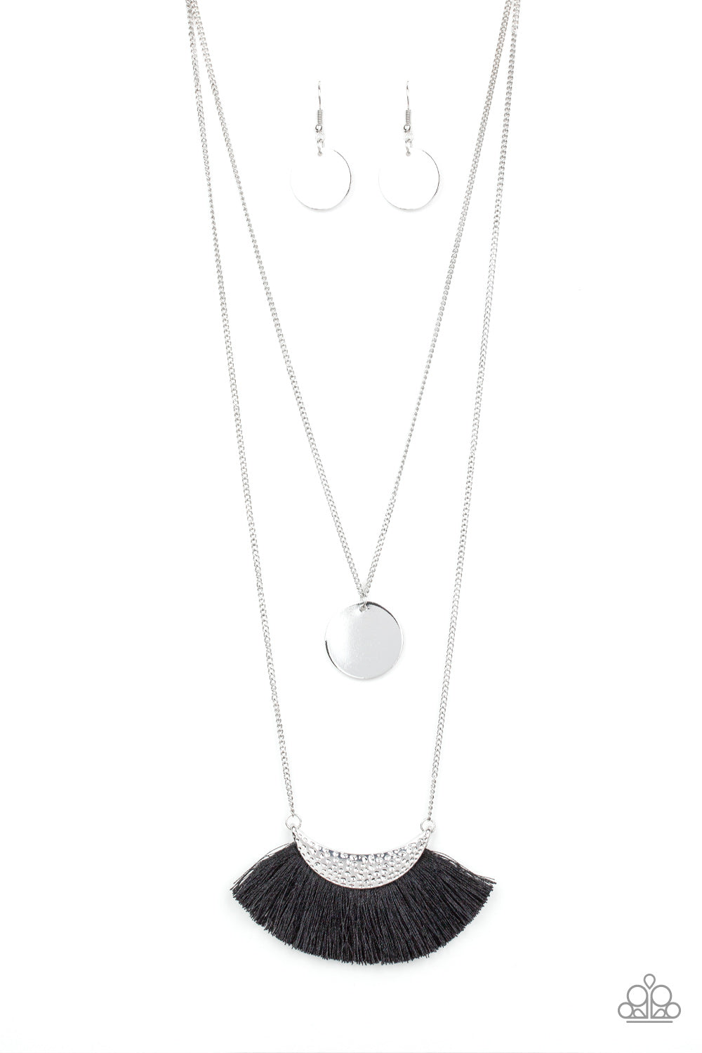 Tassel Temptation - Black Necklace Paparazzi