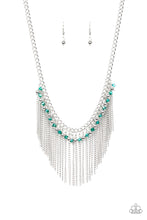 Load image into Gallery viewer, Divinely Diva - Green Tassel Necklace Paparazzi
