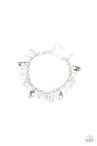 Paparazzi Dazing Dazzle - White Bracelet