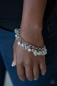 Paparazzi Dazing Dazzle - White Bracelet