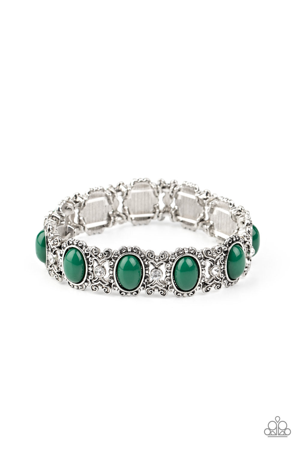 A Piece of Cake - Green bracelet Paparazzi