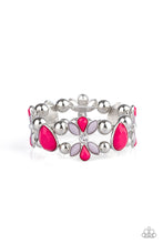 Load image into Gallery viewer, Fabulously Flourishing - Pink Bracelet Paparazzi
