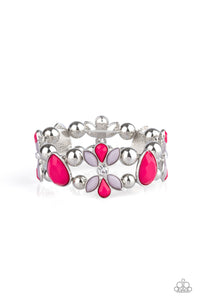 Fabulously Flourishing - Pink Bracelet Paparazzi