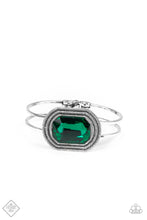 Load image into Gallery viewer, Heirloom Highness- Green Rhinestone Bracelet Paparazzi
