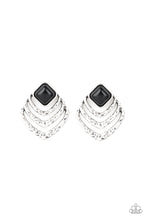 Load image into Gallery viewer, Rebel Ripple - Black Earring Paparazzi
