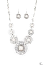 Load image into Gallery viewer, Tiger Trap - White Stone Necklace Paparazzi
