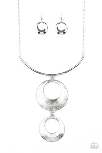 Egyptian Eclipse - Silver Necklace Paparazzi