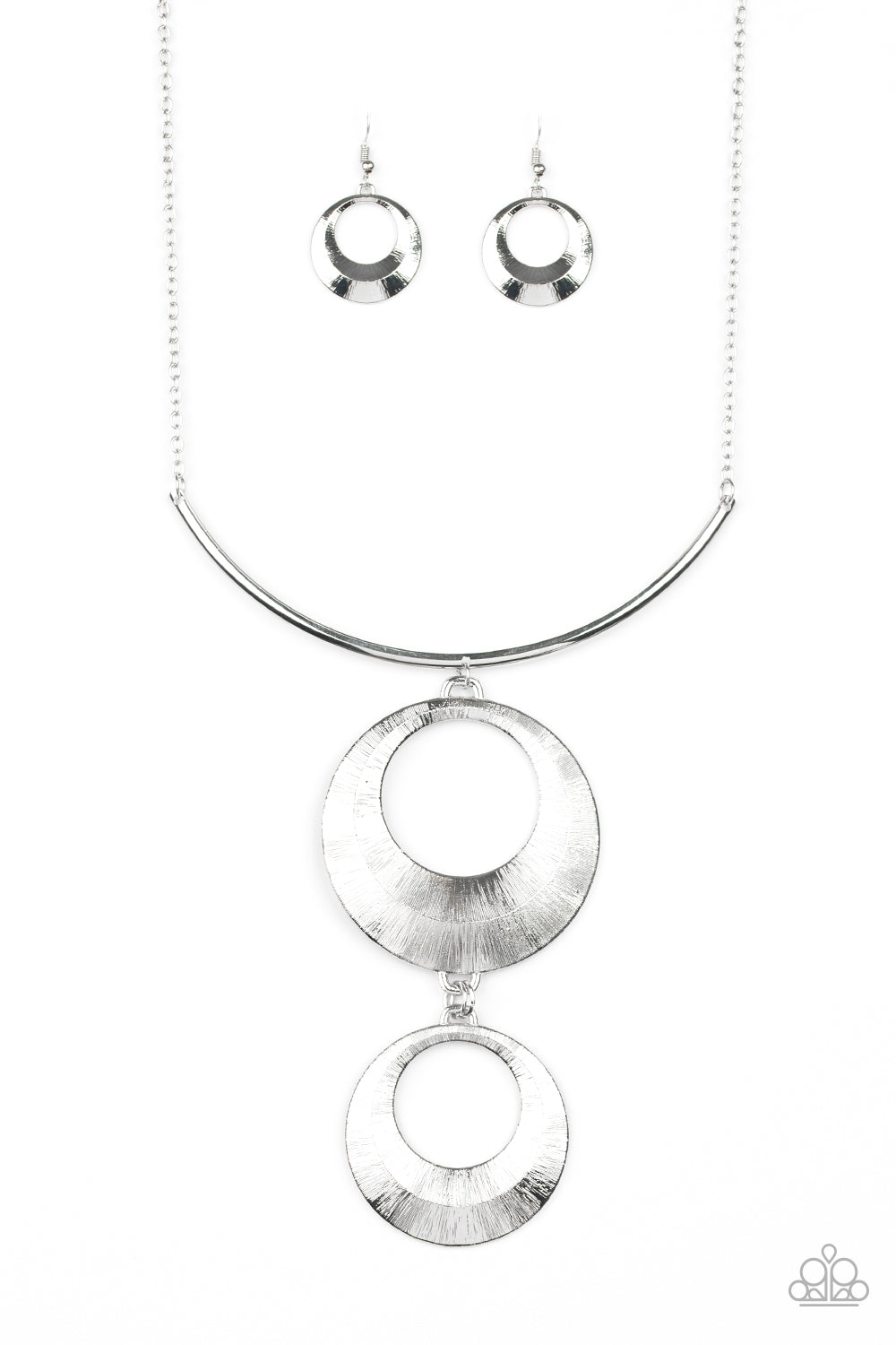 Egyptian Eclipse - Silver Necklace Paparazzi