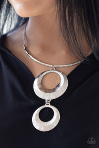 Egyptian Eclipse - Silver Necklace Paparazzi