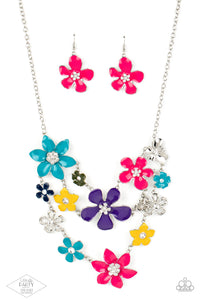 Paparazzi Zi Collection Necklace 2013 - Multi Flower ZI Necklace