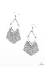 Load image into Gallery viewer, Unchained Fashion - Silver Earring Paparazzi
