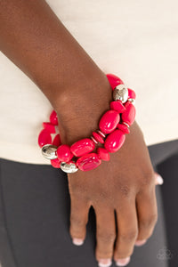 Fruity Flavor - Pink Bracelet Paparazzi