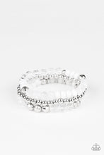 Load image into Gallery viewer, Sugary Shimmer - White Bracelet Paparazzi
