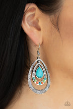 Load image into Gallery viewer, Terra Teardrops - Multi Stone Earring Paparazzi
