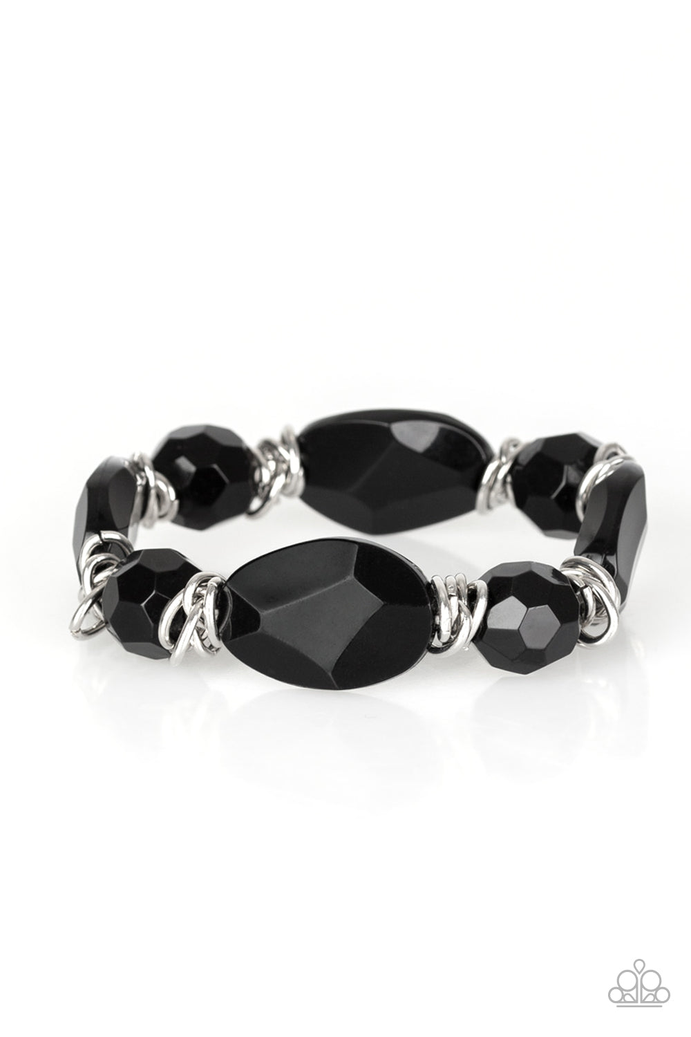 Paparazzi Savor The Flavor - Black Bracelet