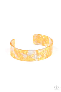 Glaze Daze - Yellow Bracelet Paparazzi