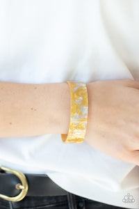 Glaze Daze - Yellow Bracelet Paparazzi