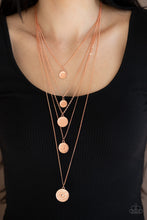 Load image into Gallery viewer, Medallion Marvel - Copper Necklace Paparazzi
