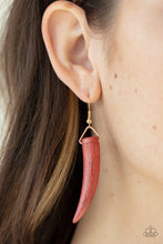 Load image into Gallery viewer, Tusk Tundra - Brown Stone Necklace Paparazzi
