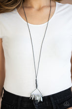 Load image into Gallery viewer, Raw Talent - Silver Stone Necklace Paparazzi
